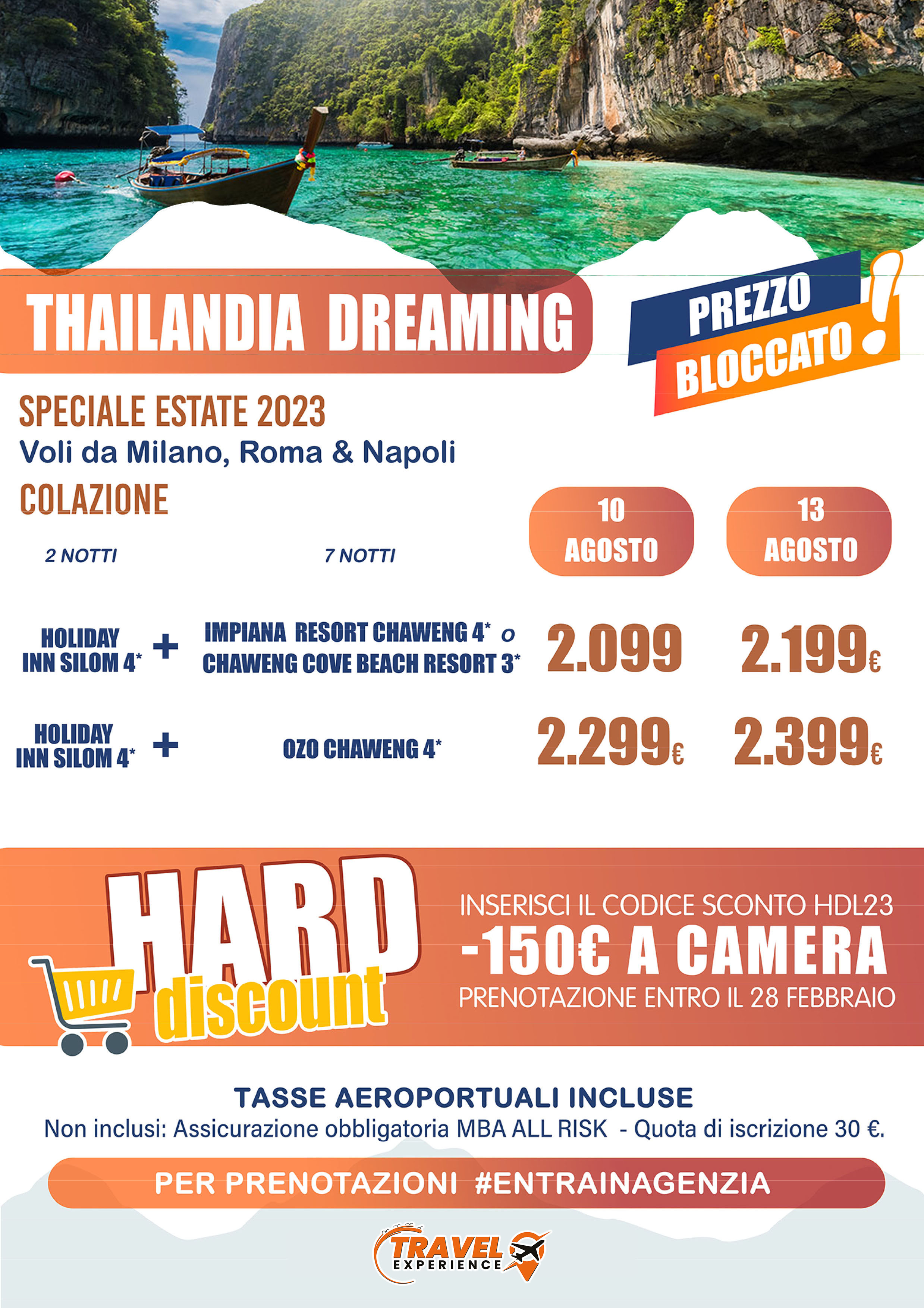 Thailandia Dreaming - 10/13 Agosto 2023