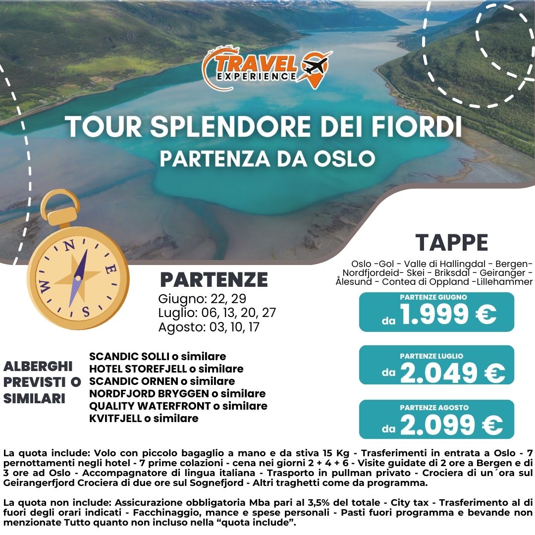 Tour Splendore dei Fiordi